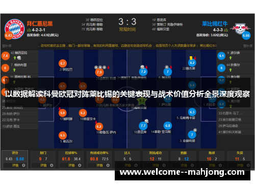 以数据解读科曼欧冠对阵莱比锡的关键表现与战术价值分析全景深度观察